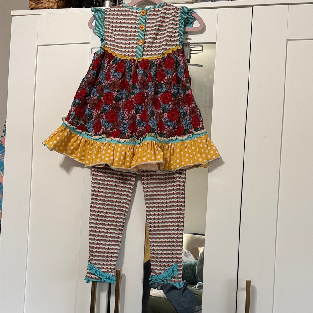 Matilda Jane Floral and Polka Dot Kids Set